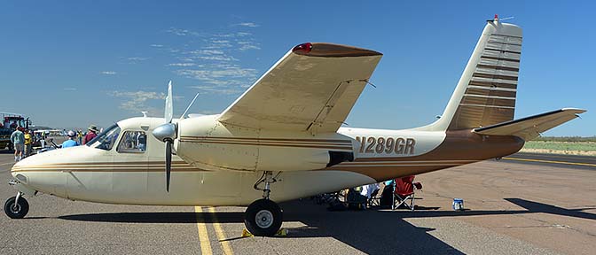 Aero Commander 500 N289GR, Cactus Fly-in, March 7, 2015